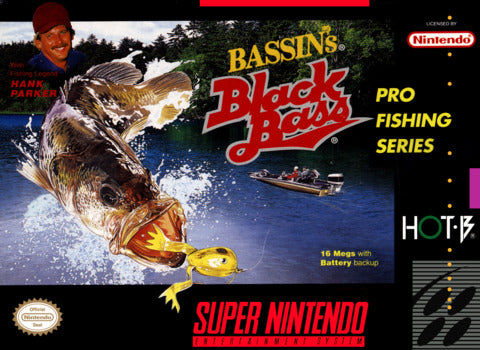 Bassins Black Bass SNES Used Cartridge Only