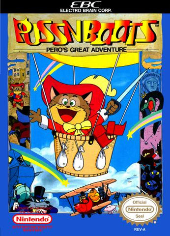 Puss N Boots Peros Great Adventure NES Used Cartridge Only