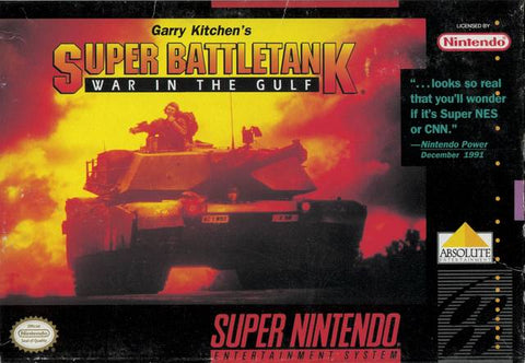 Super Battletank War in the Gulf SNES Used Cartridge Only