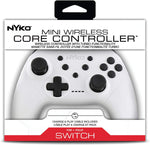 Switch Controller Wireless Nyko Core Mini White New