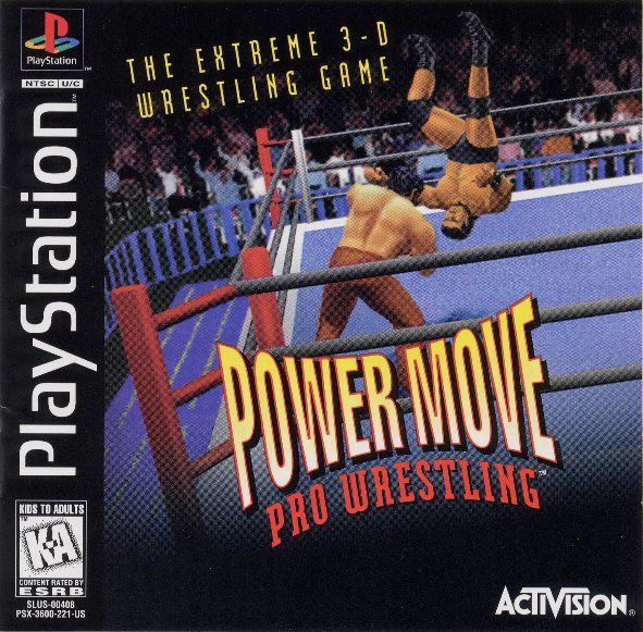 Power Move Pro Wrestling PS1 Used – Iceman Video Games