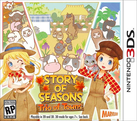 Story Of Seasons Trio Of Towns 3DS Used