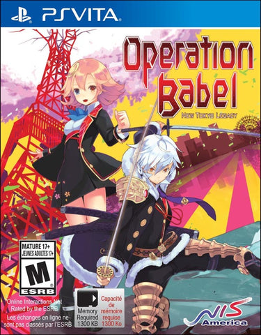 Operation Babel New Tokyo Legacy Vita New