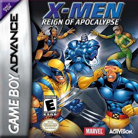 X-Men Reign Of Apocalypse Gameboy Advance Used Cartridge Only