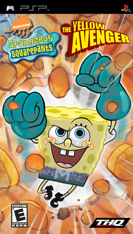 Spongebob Yellow Avenger PSP Used