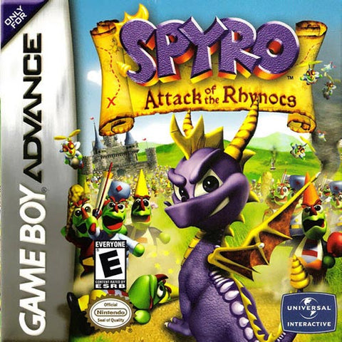 Spyro Attack Of The Rhynocs Gameboy Advance Used Cartridge Only