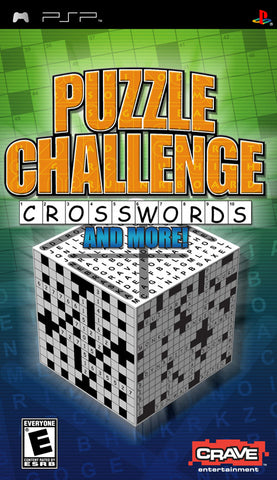 Puzzle Challenge Crosswords & More PSP Disc Only Used