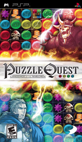 Puzzle Quest Challenge Of The Warlords PSP Disc Only Used