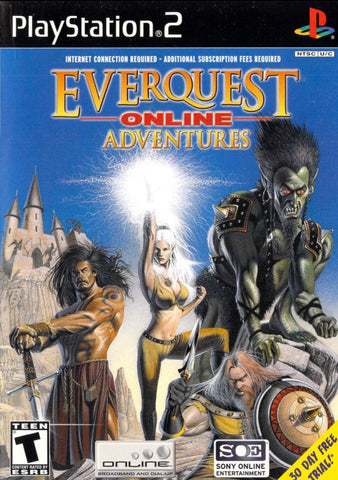 Everquest Online Adventures Online Only PS2 Used