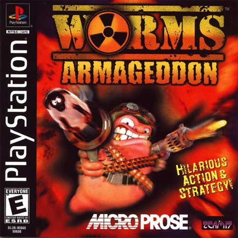 Worms Armageddon PS1 Used