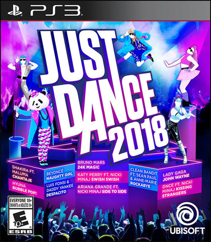 Just Dance 2018 Move Required PS3 Used