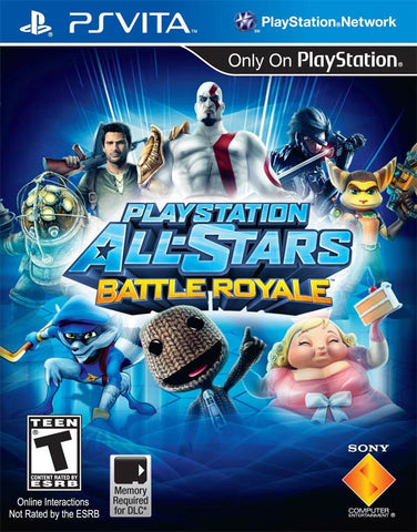 Playstation All Stars Battle Royale Vita Used Cartridge Only