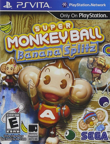 Super Monkey Ball Banana Splitz Vita Used Cartridge Only