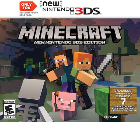 Minecraft New 3DS Required 3DS Used Cartridge Only