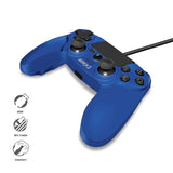 PS4 Controller Wired Armor 3 Blue New