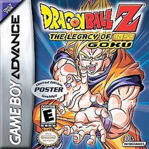 Dragon Ball Z The Legacy Of Goku Gameboy Advance Used Cartridge Only