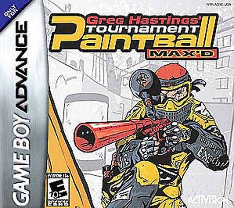 Greg Hasting Tournament Paintball Maxd Gameboy Advance Used Cartridge Only