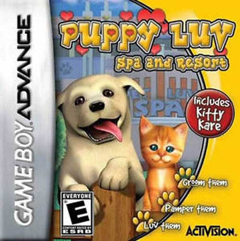 Puppy Luv Spa & Resort Gameboy Advance Used Cartridge Only