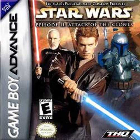 Star Wars Episode II Attack Of The Clones Gameboy Advance Used Cartridge Only