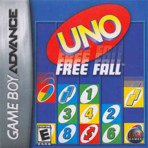 Uno Free Fall Gameboy Advance Used Cartridge Only