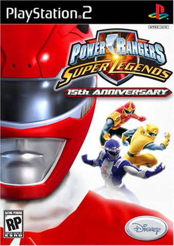 Power Rangers Super Legends 15th AnnIversary PS2 Used