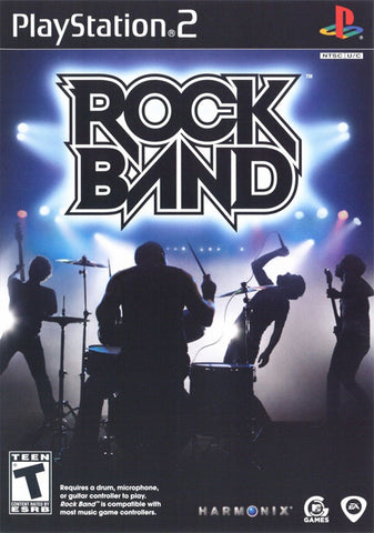 Rock Band 1 Game Only Instruments Required PS2 Used