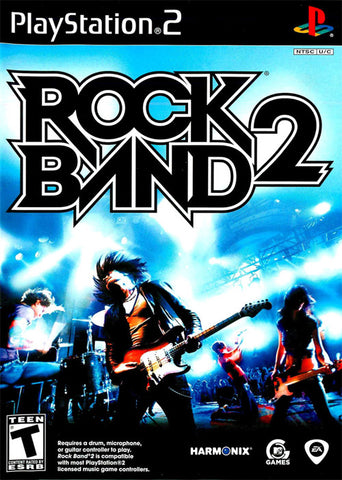 Rock Band 2 Game Only Instruments Required PS2 Used