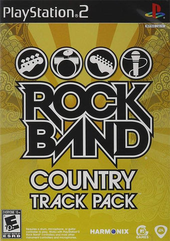 Rock Band Country Track Pack Game Only Instruments Required PS2 New