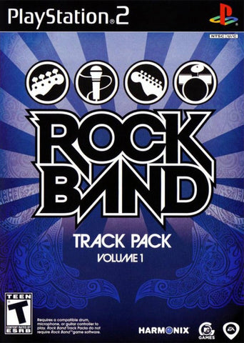 Rock Band Track Pack Volume 1 Game Only Instruments Required PS2 Used