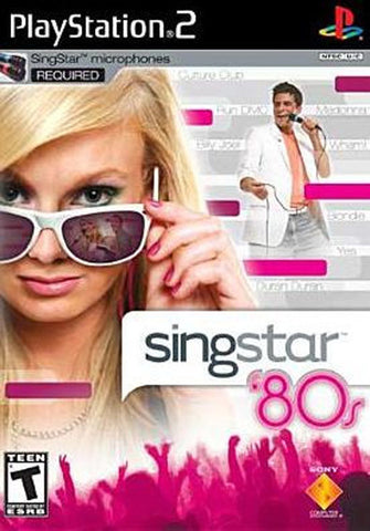 Singstar 80s Game Only Singstar Mic Required PS2 Used