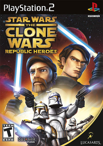 Star Wars Clone Wars Republic Heroes PS2 Used