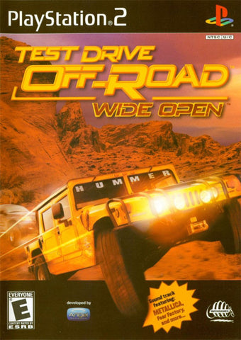 Test Drive Offroad Wide Open PS2 Used
