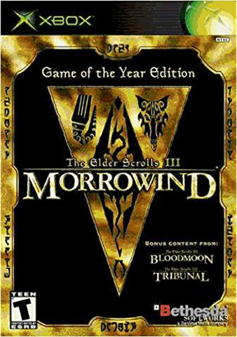 Elder Scrolls III Morrowind GOTY NTSC Xbox Used