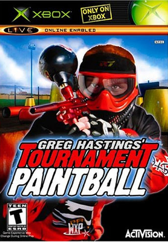 Greg Hastings Tournament Paintball Xbox Used