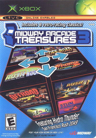 Midway Arcade Treasures 3 Xbox Used