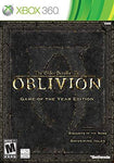 Oblivion Game Of The Year Edition 360 Used