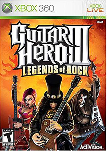 Guitar Hero 3 Guitar Required 360 Used