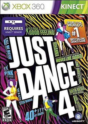 Just Dance 4 Kinect Required 360 Used