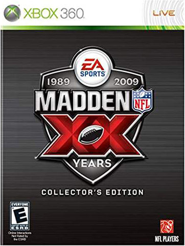 Madden NFL 09 20Th Anniversary Collectors Edition 360 Used