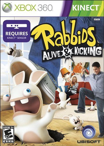 Rabbids Alive and Kicking Kinect Required 360 Used
