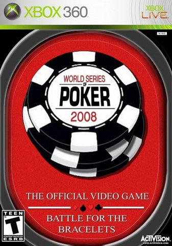 World Series Poker 2008 Battle For Bracelets 360 Used