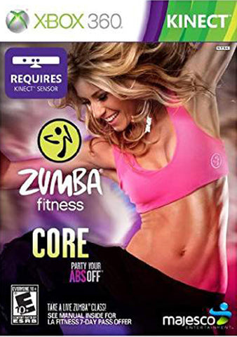 Zumba Fitness Core Kinect Required 360 Used
