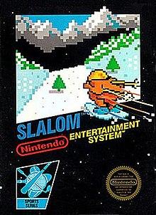 Slalom NES Used Cartridge Only