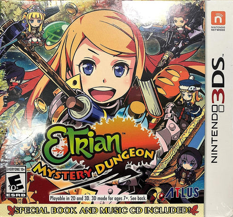 Etrian Mystery Dungeon Launch Edition 3DS Used