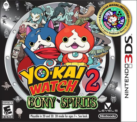 Yokai Watch 2 Bony Spirits 3DS Used Cartridge Only