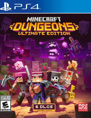 Minecraft Dungeons Ultimate Edition PS4 New