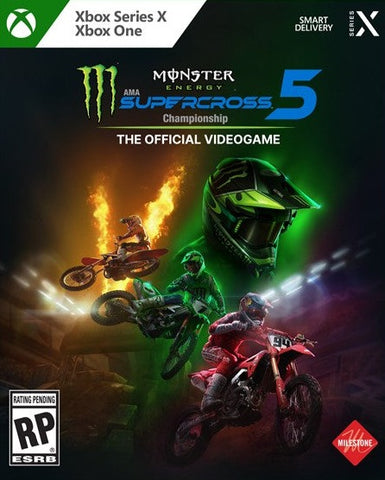 Monster Energy Supercross 5 Xbox Series X Xbox One New
