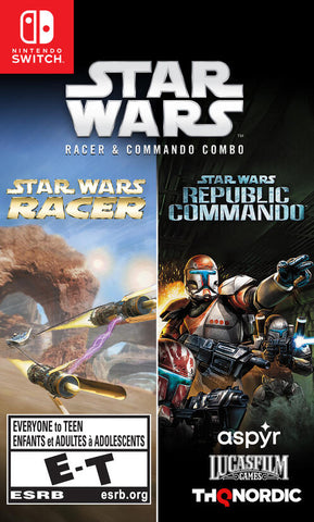 Star Wars Racer & Republic Commando Combo Pack Switch New