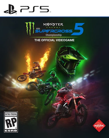 Monster Energy Supercross 5 PS5 New