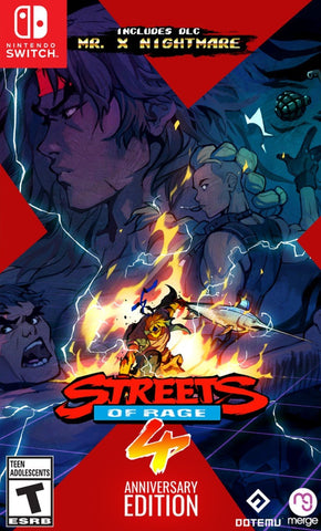 Streets Of Rage 4 Anniversary Edition Switch Used